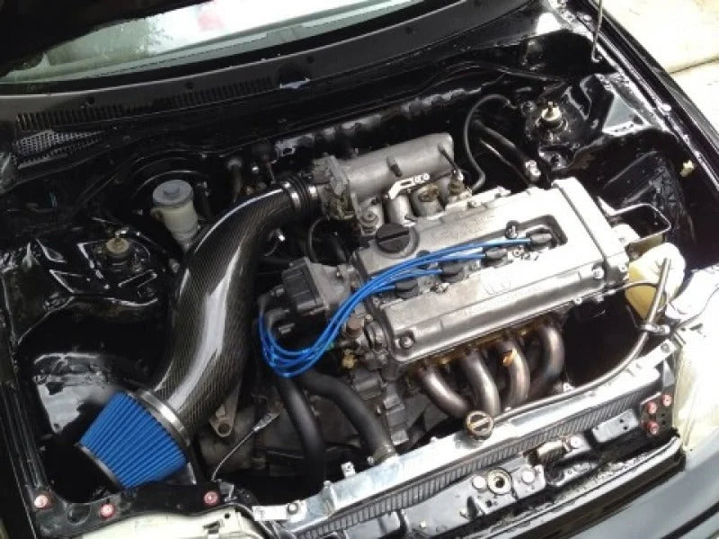 Mishimoto 88-91 Honda CRX Manual Aluminum Radiator - Installation View