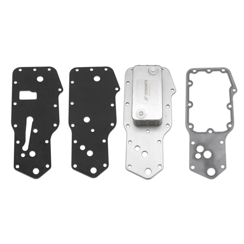 Mishimoto 89-02 Dodge Ram 5.9L Cummins Replacement Oil Cooler - Side View