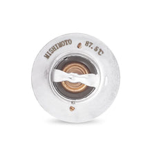 Load image into Gallery viewer, Mishimoto 89-93 Dodge 5.9L Cummins 87.5C High-Temperature Thermostat - Back View
