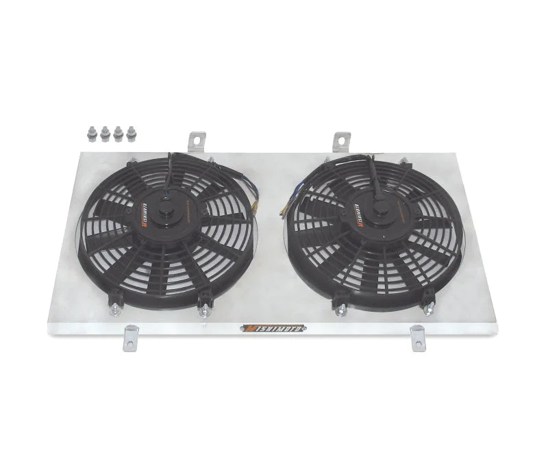 Mishimoto 89-94 Nissan 240sx S13 SR20DET Aluminum Fan Shroud Kit - Side View