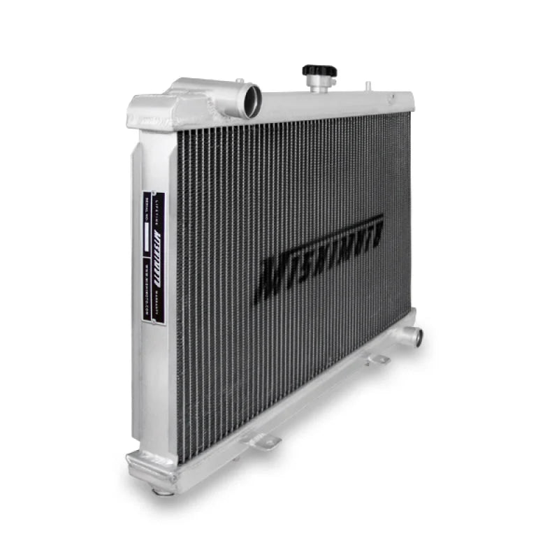 Mishimoto 89-94 Nissan 240sx S13 SR20DET X-LINE (Thicker Core) Aluminum Radiator - Side View