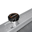 Load image into Gallery viewer, Mishimoto 89-94 Nissan 240sx S13 SR20DET X-LINE (Thicker Core) Aluminum Radiator - Back View