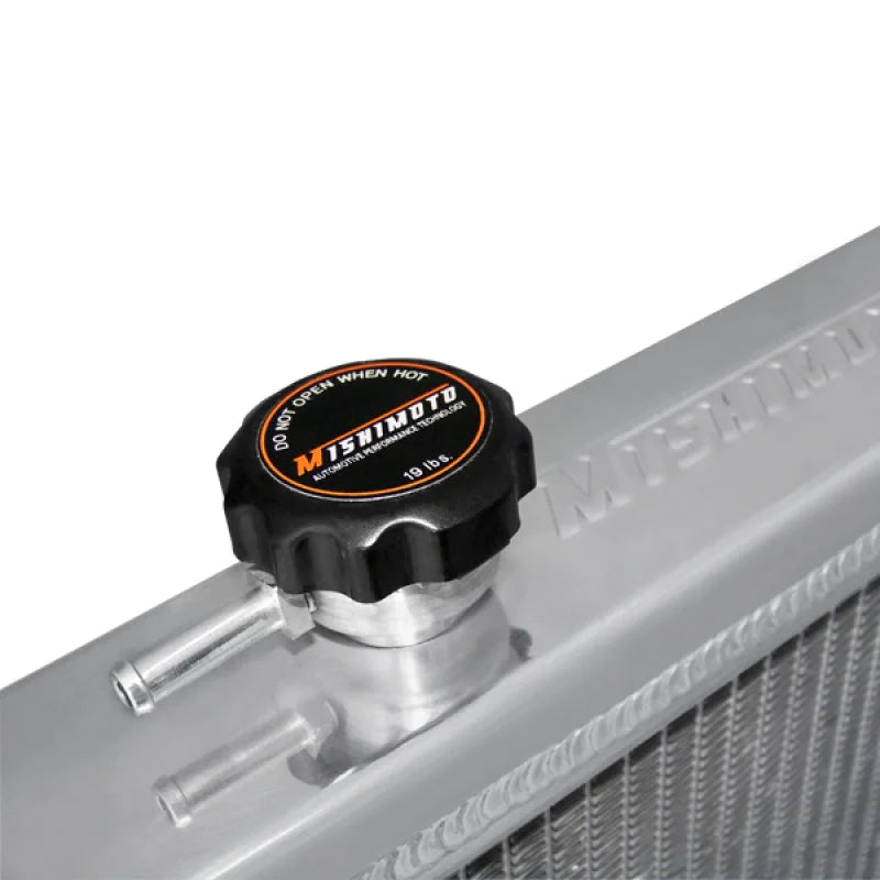 Mishimoto 89-94 Nissan 240sx S13 SR20DET X-LINE (Thicker Core) Aluminum Radiator - Back View