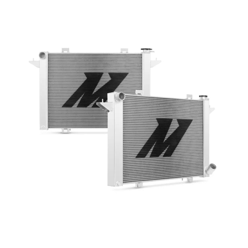 Mishimoto 90-93 Dodge Ram w/ 5.9L Cummins Engine Polished Aluminum Performance Radiator - Main Product View