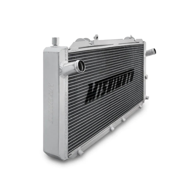 Mishimoto 90-97 Toyota MR2 Turbo 3 Row Manual X-LINE (Thicker Core) Aluminum Radiator - Side View