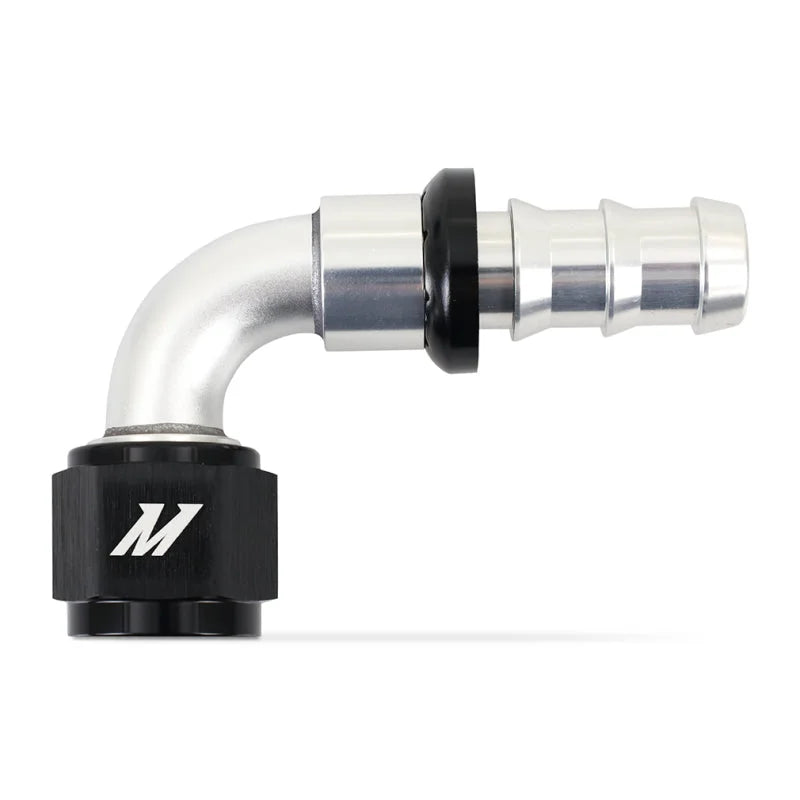Mishimoto 90 Degree Push Lock Fitting - 10AN - Main Product View