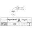 Load image into Gallery viewer, Mishimoto 90 Degree Push Lock Fitting - 6AN - Side View