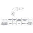 Load image into Gallery viewer, Mishimoto 90 Degree Push Lock Fitting - 8AN - Side View