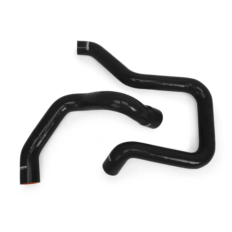 Mishimoto 91-01 Jeep Cherokee XJ 4.0L Silicone Coolant Hose Kit - Black - Installation View