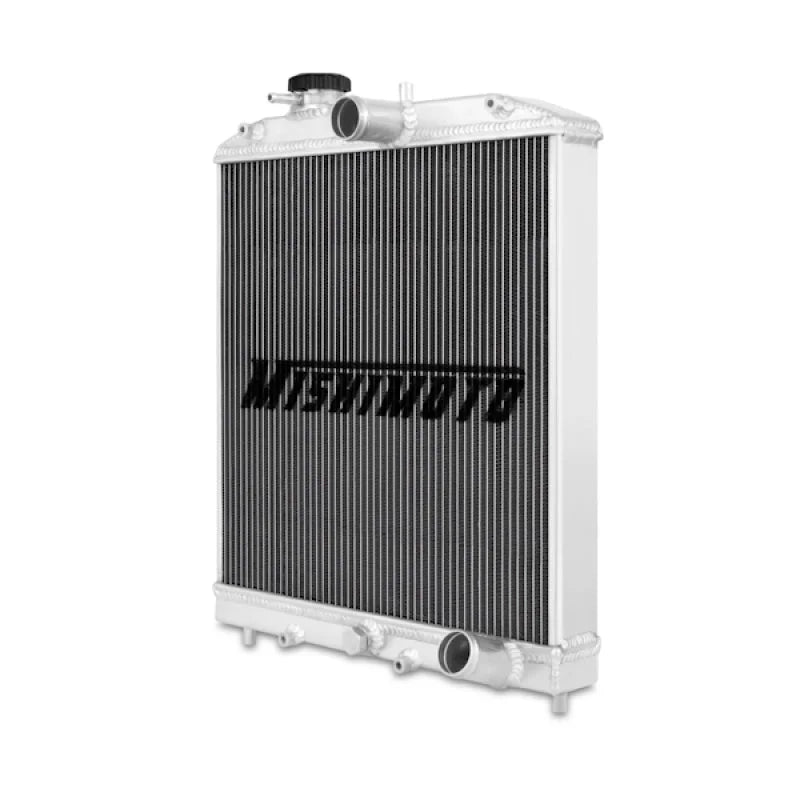 Mishimoto 92-00 Honda Civic / 93-97 Del Sol Manual Aluminum Radiator - Side View