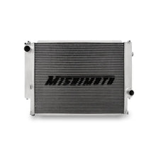 Load image into Gallery viewer, Mishimoto 92-99 BMW E36 Manual Aluminum Radiator - Back View