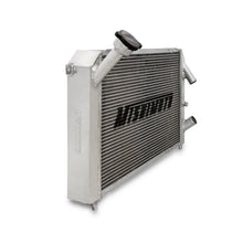 Load image into Gallery viewer, Mishimoto 93-95 Mazda RX7 w/ LS Engine Swap Manual Aluminum Radiator - Side View