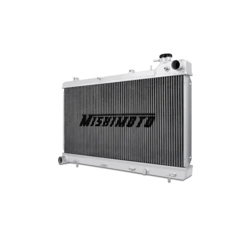 Mishimoto 93-98 Subaru Impreza GC8 2.2L Manual Aluminum Radiator - Side View