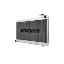 Load image into Gallery viewer, Mishimoto 93-98 Subaru Impreza GC8 2.2L Manual Aluminum Radiator - Side View