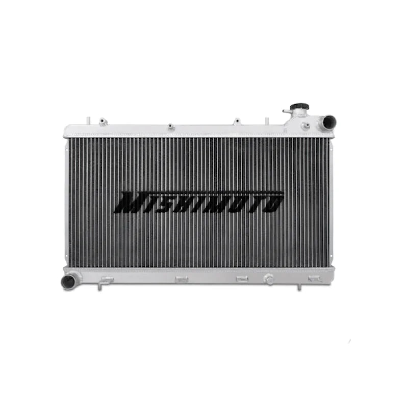 Mishimoto 93-98 Subaru Impreza GC8 2.2L Manual Aluminum Radiator - Back View