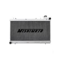 Load image into Gallery viewer, Mishimoto 93-98 Subaru Impreza GC8 2.2L Manual Aluminum Radiator - Back View