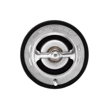 Load image into Gallery viewer, Mishimoto 93-98 Toyota Supra / 04-06 Scion xA 155 Deg F/68 Deg C Racing Thermostat - Side View
