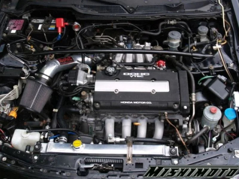 Mishimoto 94-01 Acura Integra Manual Aluminum Radiator - Side View