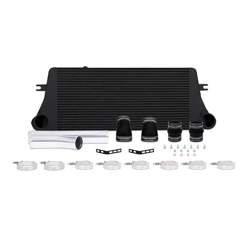 Mishimoto 94-02 Dodge Ram 2500 5.9L Cummins Intercooler Kit w/ Pipes (Black) - Main Product View