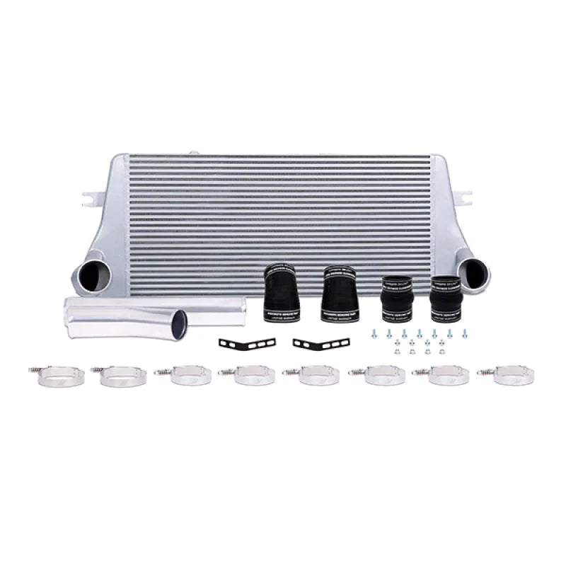 Mishimoto 94-02 Dodge Ram 2500 5.9L Cummins Intercooler Kit w/ Pipes (Silver) - Main Product View