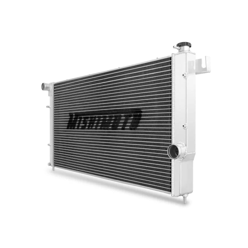 Mishimoto 94-02 Dodge Ram w/ 5.9L Cummins Engine Aluminum Performance Radiator - Side View