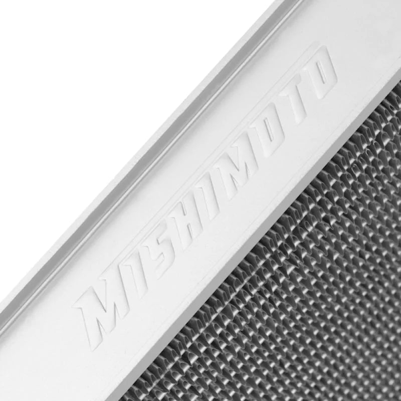 Mishimoto 94-02 Dodge Ram w/ 5.9L Cummins Engine Aluminum Performance Radiator - Back View