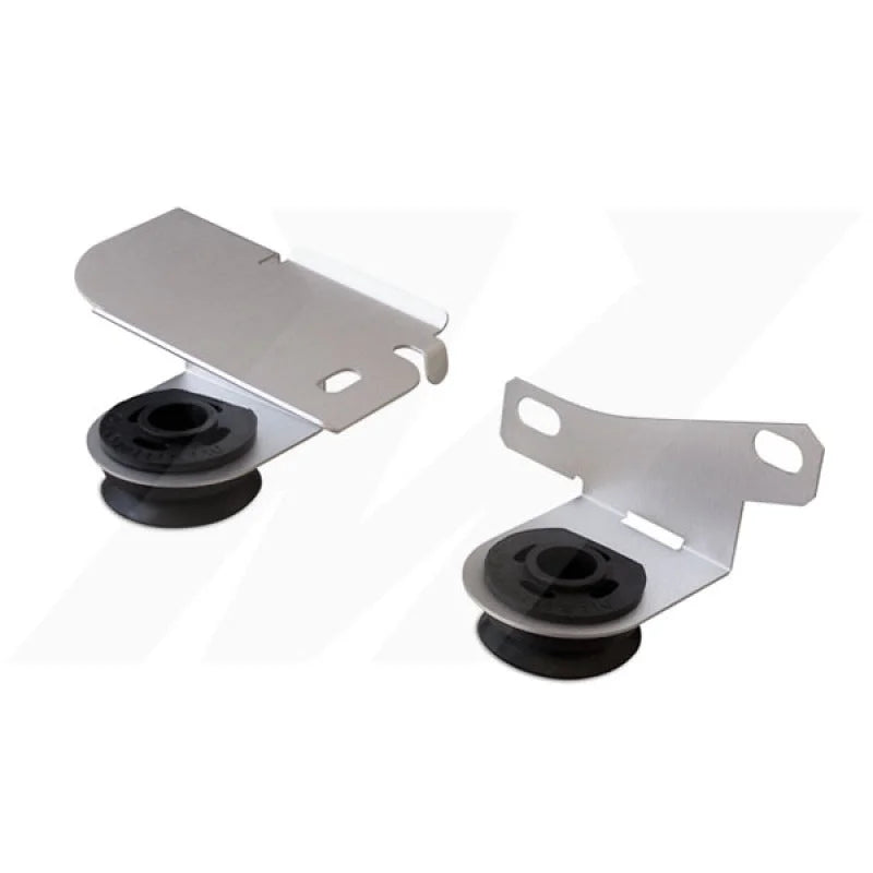 Mishimoto 94-96 Ford Mustang Aluminum Radiator Stay Set - Back View