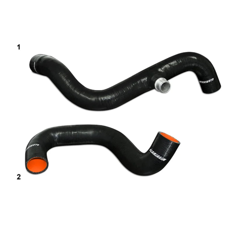 Mishimoto 94-97 Ford F250 7.3L Black Diesel Hose Kit - Side View