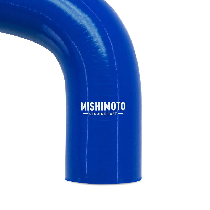 Mishimoto 95-04 Toyota Tacoma 2.4L - 2.7L (4WD Auto Only) Silicone Coolant Hose Kit - Blue - Side View