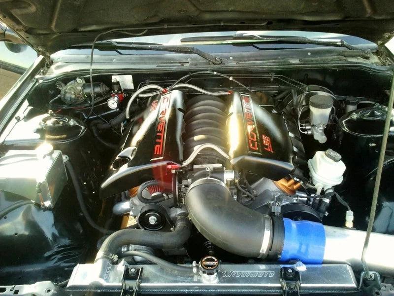 Mishimoto 95-98 Nissan 240sx w/ KA Aluminum Radiator - Installation View