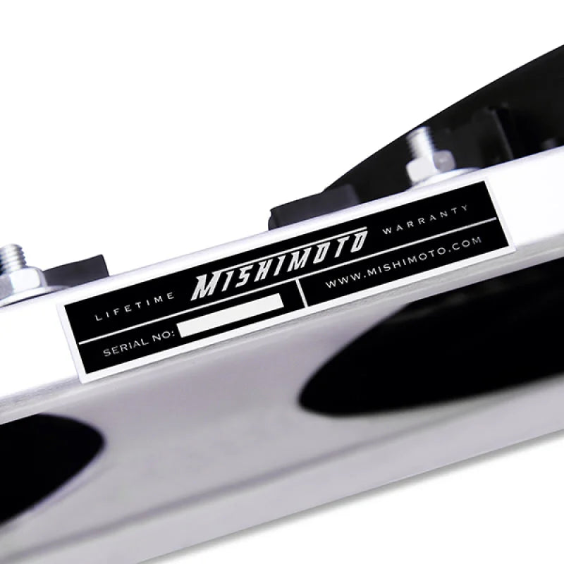 Mishimoto 95-99 Mitsubishi Eclipse Turbo Aluminum Fan Shroud Kit - Back View