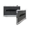 Load image into Gallery viewer, Mishimoto 95-99 Mitsubishi Eclipse Turbo Manual X-LINE (Thicker Core) Aluminum Radiator - Side View