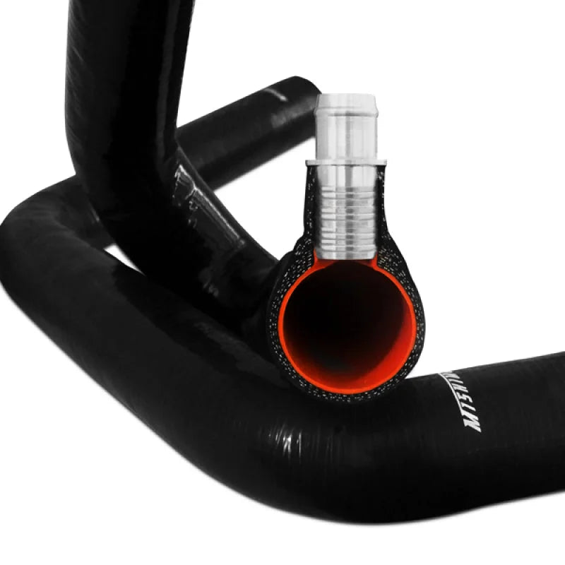 Mishimoto 96-00 Chevrolet Duramax 6.5L Turbo Black Diesel Silicone Hose Kit - Side View