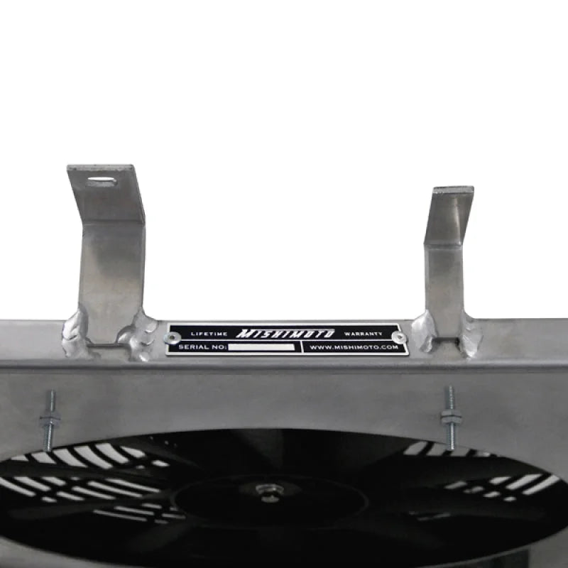 Mishimoto 97-04 Ford Mustang Aluminum Fan Shroud Kit (Does not fit with ABS Equipped Vehicle) - Side View