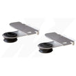 Load image into Gallery viewer, Mishimoto 97-04 Ford Mustang Aluminum Radiator Stay Set - Back View