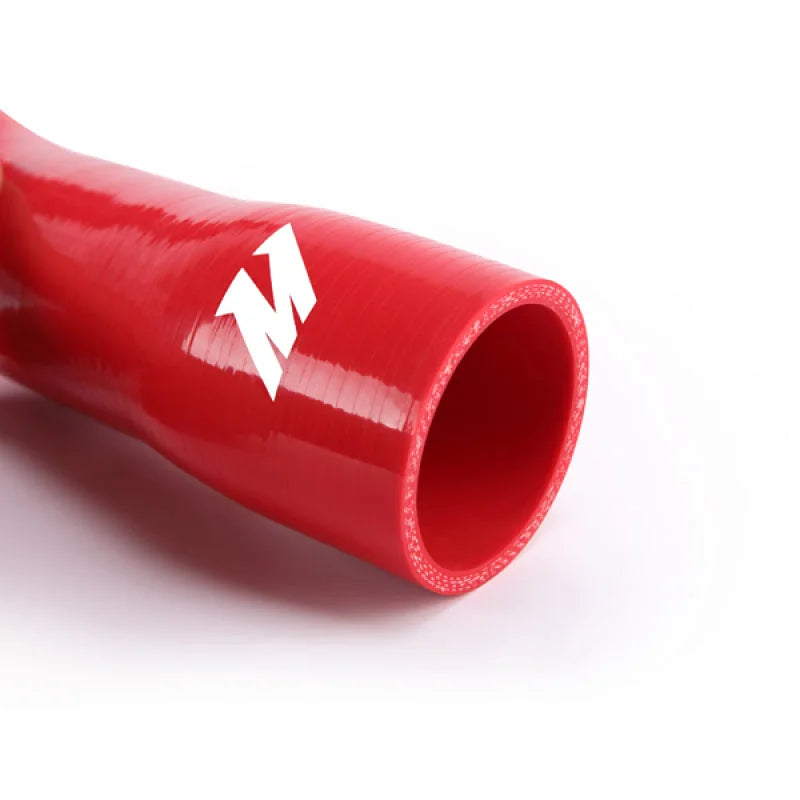Mishimoto 98-02 Dodge 5.9L Cummins Coolant Hose Kit (Red) - Side View