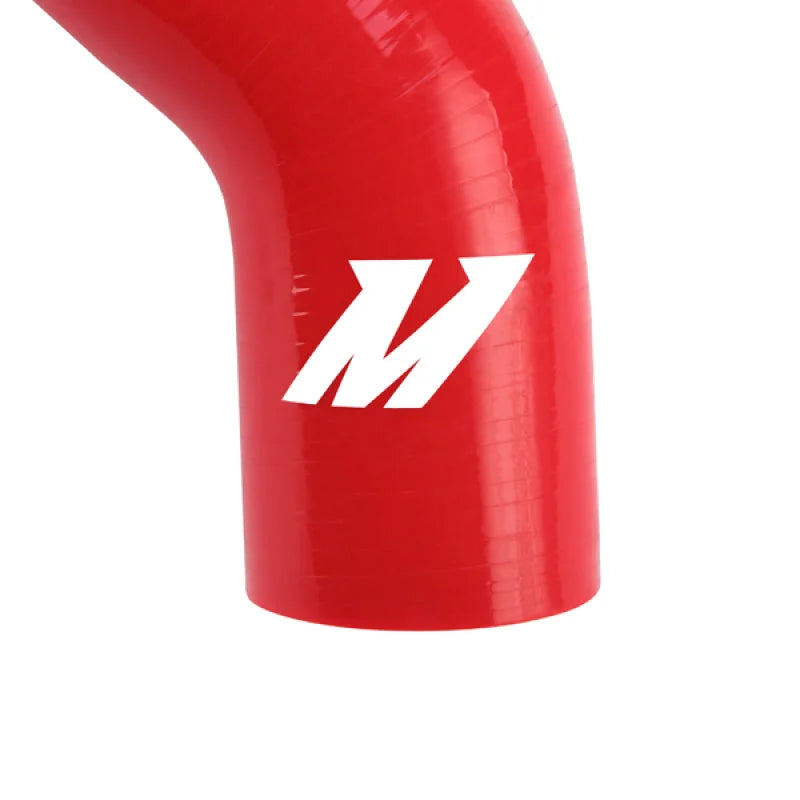 Mishimoto 98-02 Dodge 5.9L Cummins Coolant Hose Kit (Red) - Installation View