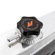 Load image into Gallery viewer, Mishimoto 98-07 Toyota Land Cruiser J100 (2UZ-FE) Aluminum Radiator - Installation View