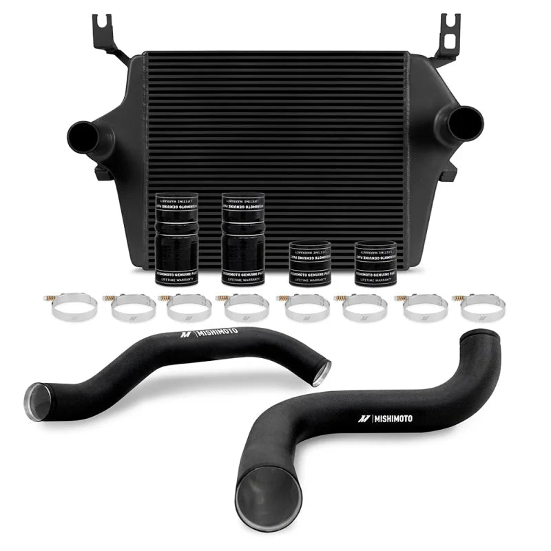 Mishimoto 99-03 Ford 7.3L Powerstroke PSD Black Intercooler Kit w/ Black Pipes - Main Product View