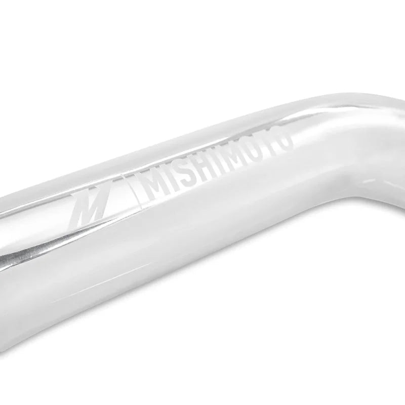 Mishimoto 99-03 Ford 7.3L Powerstroke PSD Black Intercooler Kit w/ Polished Pipes - Side View