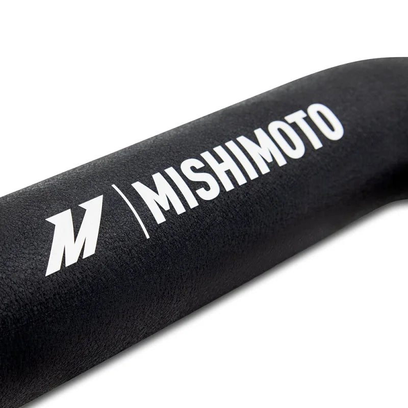 Mishimoto 99-03 Ford 7.3L Powerstroke PSD Intercooler Pipe/Boot Kit - Wrinkle Black - Side View