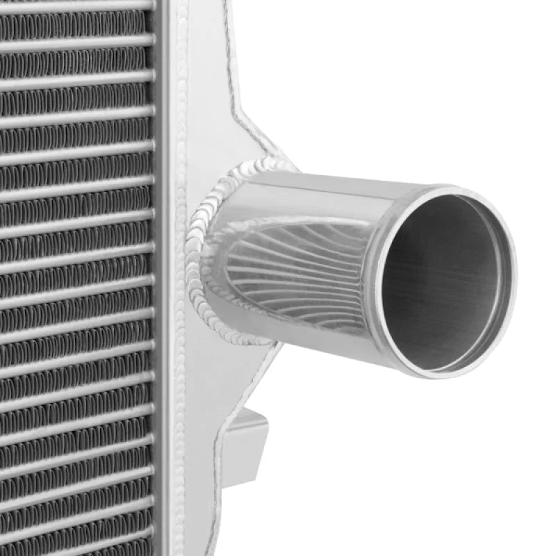Mishimoto 99-03 Ford F250 w/ 7.3L Powerstroke Engine Intercooler - Side View