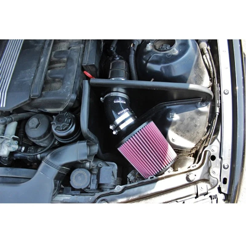 Mishimoto 99-05 BMW E46 323i/325i/328i Performance Cold Air Intake Kit - Black - Installation View