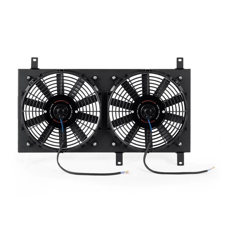 Mishimoto 99-05 Mazda Miata Aluminum Fan Shroud Black - Main Product View