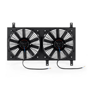 Mishimoto 99-05 Mazda Miata Aluminum Fan Shroud Black - Main Product View