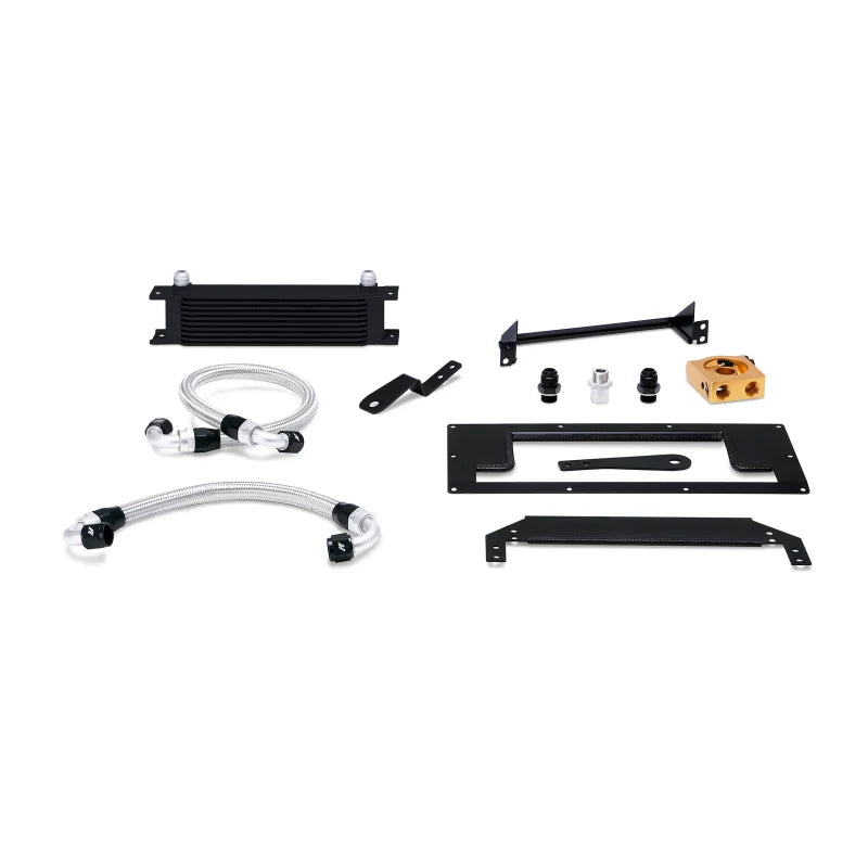 Mishimoto 99-05 Mazda Miata Thermostatic Oil Cooler Kit - Black - Main Product View