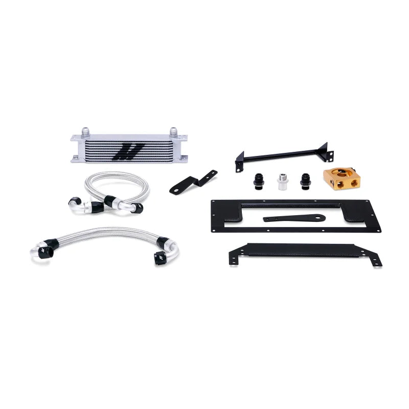 Mishimoto 99-05 Mazda Miata Thermostatic Oil Cooler Kit - Silver - Main Product View