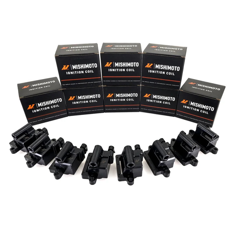 Mishimoto 99-07 GM Square Style Engine Ignition Coil Set - Installation View