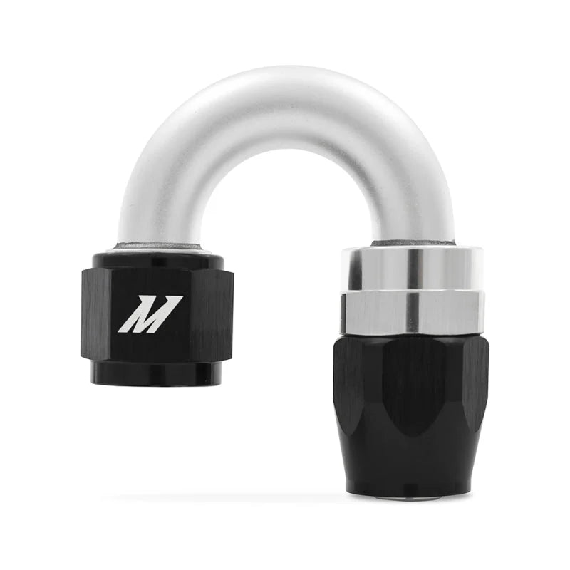 Mishimoto Aluminum -10AN 180 Degree Fitting - Black - Main Product View