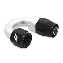 Load image into Gallery viewer, Mishimoto Aluminum -10AN 180 Degree Fitting - Black - Side View